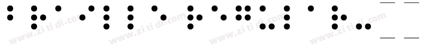 Braille Regular字体转换